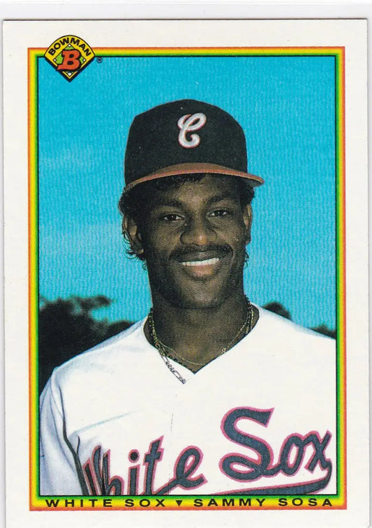 1990 Bowman #312 Sammy Sosa RC Chicago White Sox - Baseball Card Single