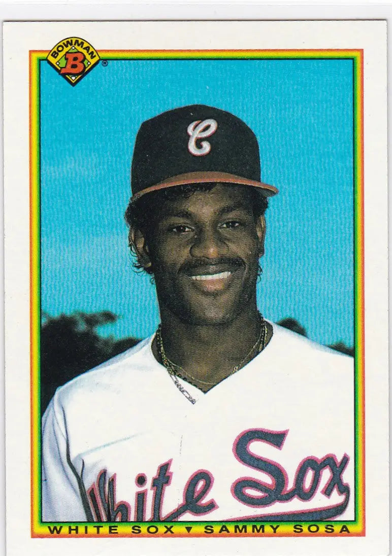 1990 Bowman #312 Sammy Sosa RC Chicago White Sox - Baseball Card Single