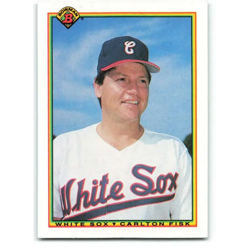 1990 Bowman #314 Carlton Fisk NM-MT Chicago White Sox Baseball Card