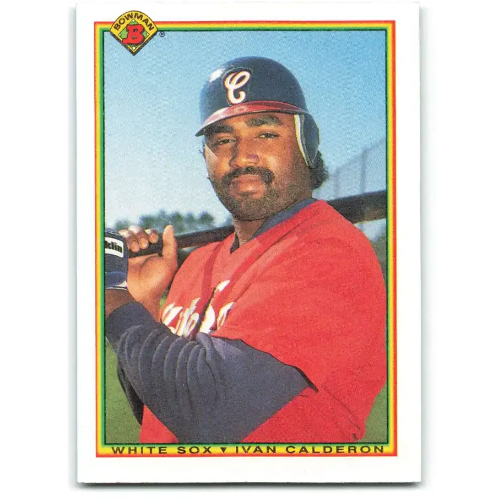 1990 Bowman #316 Ivan Calderon NM-MT Chicago White Sox Baseball Card - Baseball Card Single