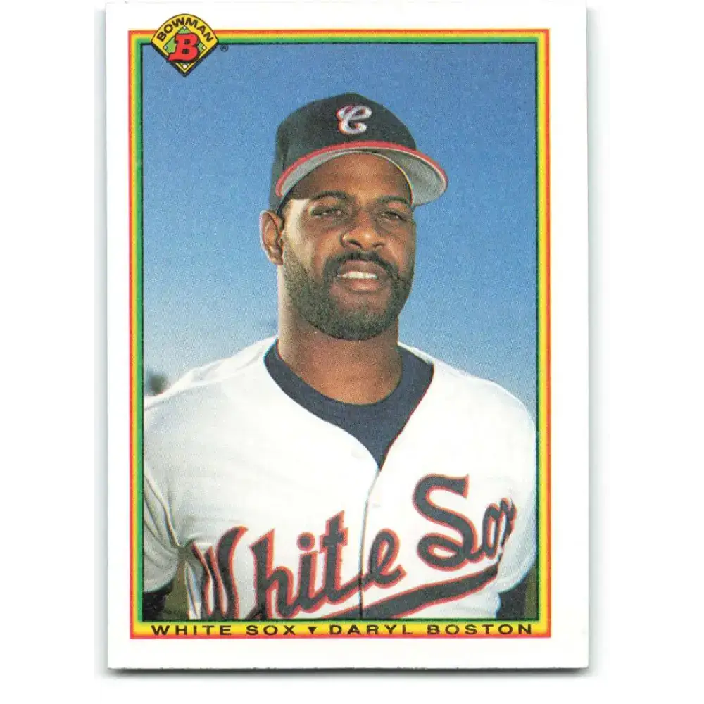 1990 Bowman #317 Daryl Boston NM-MT Chicago White Sox Baseball Card - Baseball Card Single