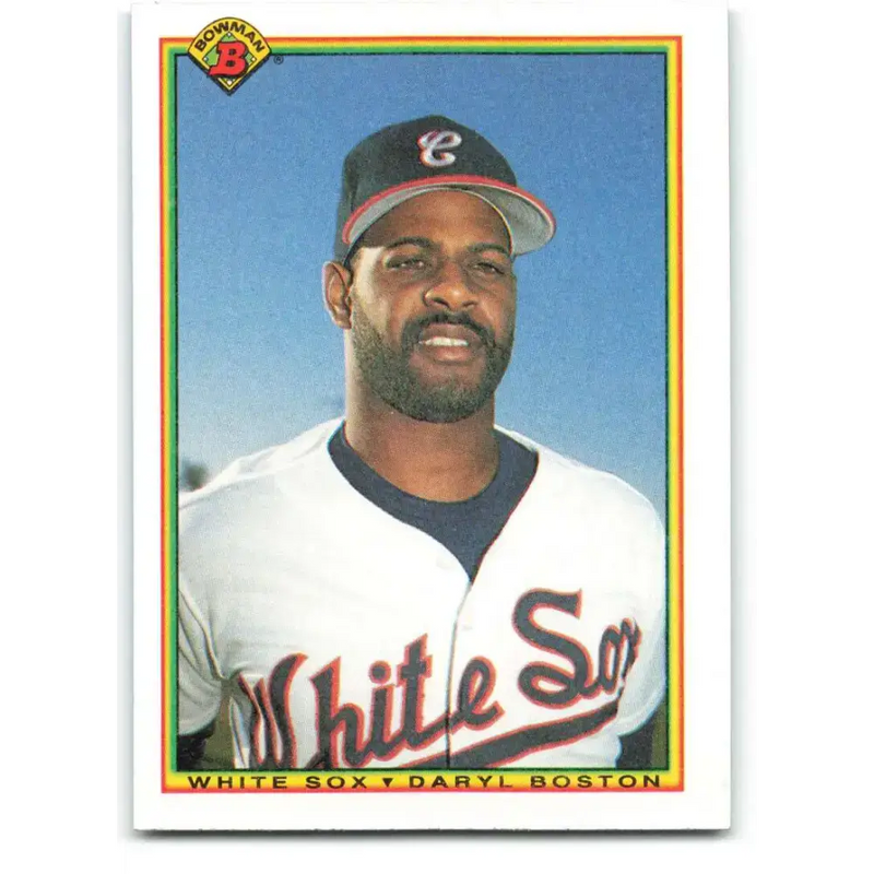 1990 Bowman #317 Daryl Boston NM-MT Chicago White Sox Baseball Card - Baseball Card Single