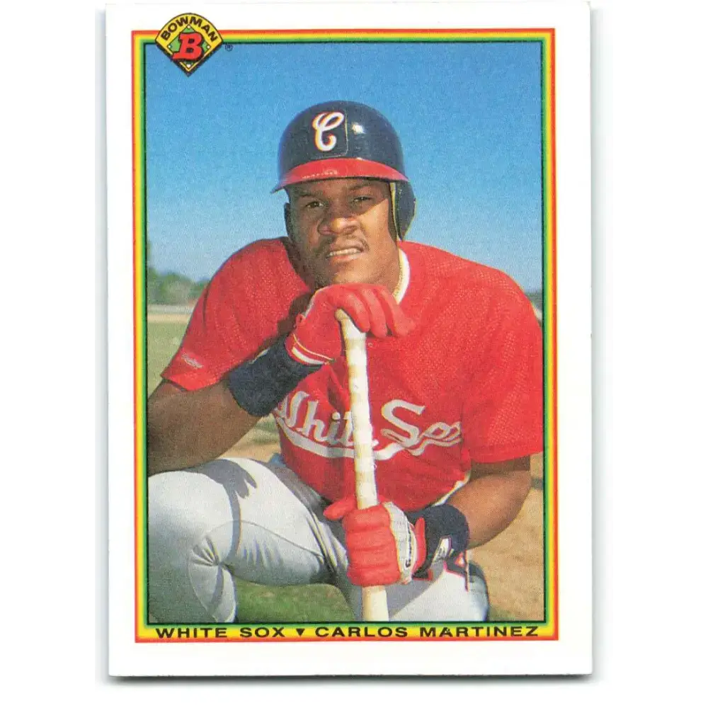 1990 Bowman #322 Carlos Martinez NM-MT Chicago White Sox Baseball Card - Baseball Card Single