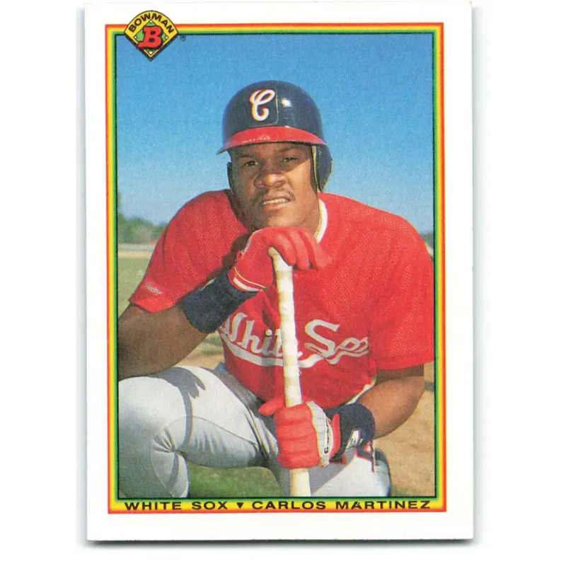1990 Bowman #322 Carlos Martinez NM-MT Chicago White Sox Baseball Card - Baseball Card Single