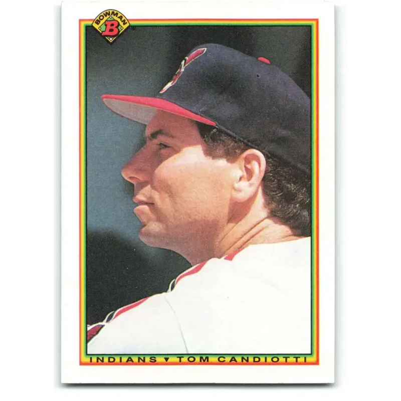 1990 Bowman #324 Tom Candiotti NM-MT Cleveland Indians Baseball Card - Baseball Card Single