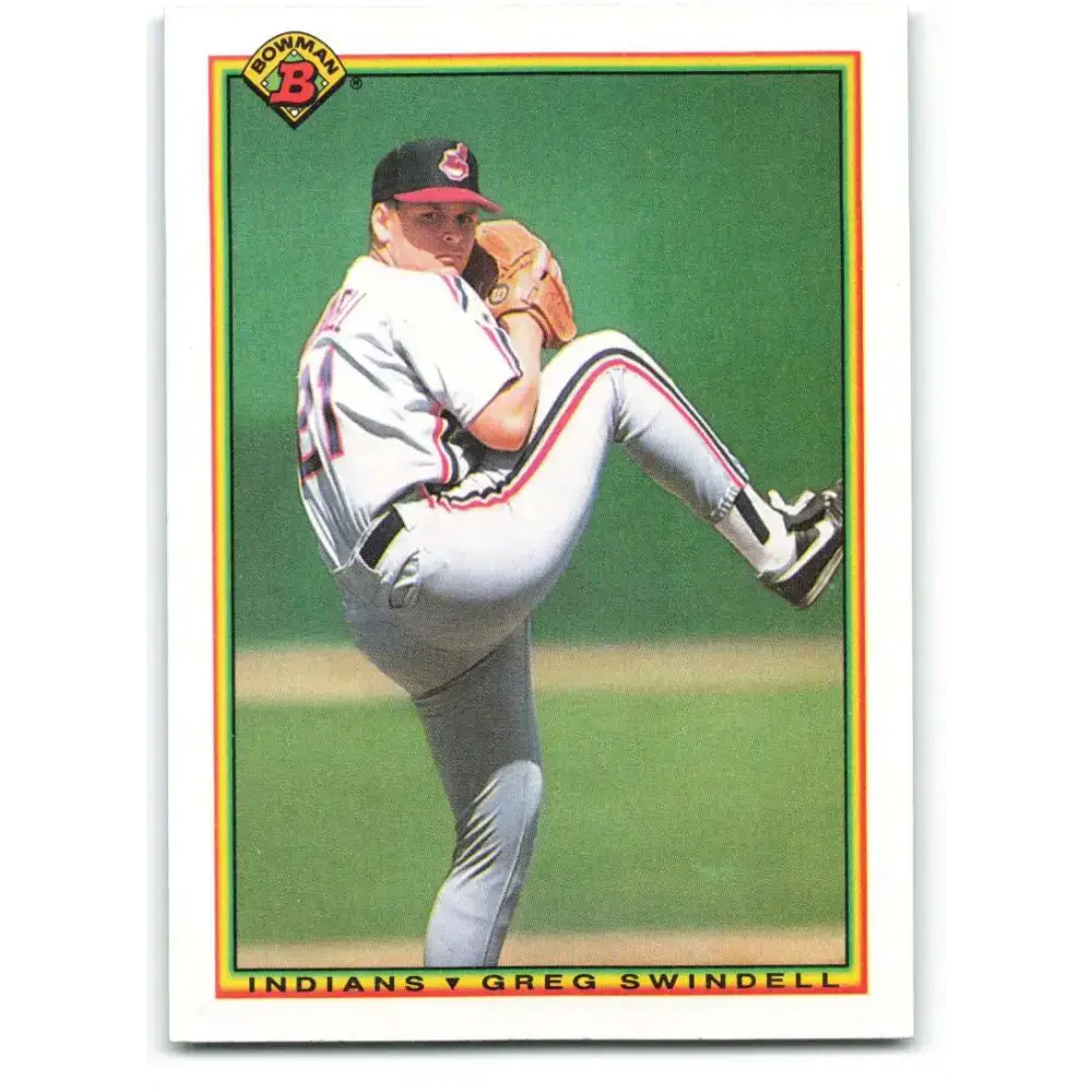 1990 Bowman #325 Greg Swindell NM-MT Cleveland Indians Baseball Card - Baseball Card Single