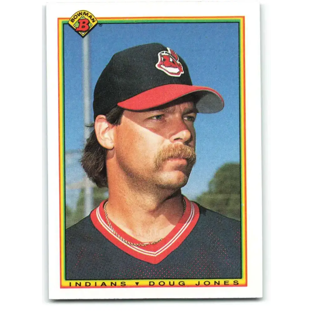 1990 Bowman #328 Doug Jones NM-MT Cleveland Indians Baseball Card - Baseball Card Single