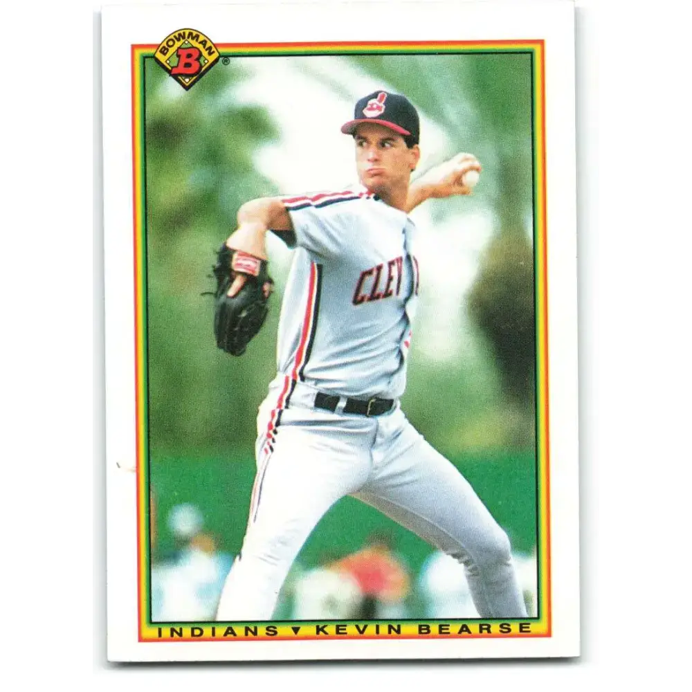 1990 Bowman #330 Kevin Bearse NM-MT RC Rookie Cleveland Indians Baseball Card - Baseball Card Single