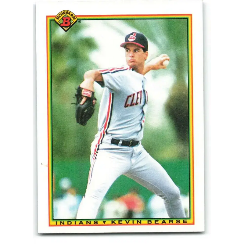 1990 Bowman #330 Kevin Bearse NM-MT RC Rookie Cleveland Indians Baseball Card - Baseball Card Single