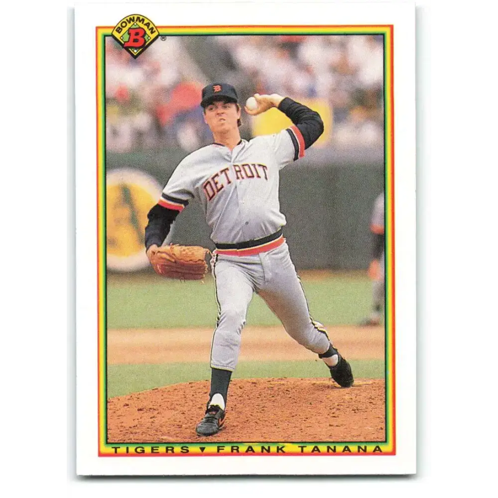 1990 Bowman #343 Frank Tanana NM-MT Detroit Tigers Baseball Card - Baseball Card Single