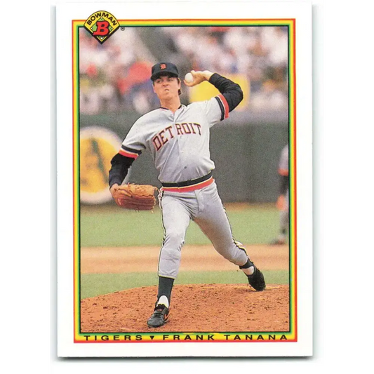 1990 Bowman #343 Frank Tanana NM-MT Detroit Tigers Baseball Card