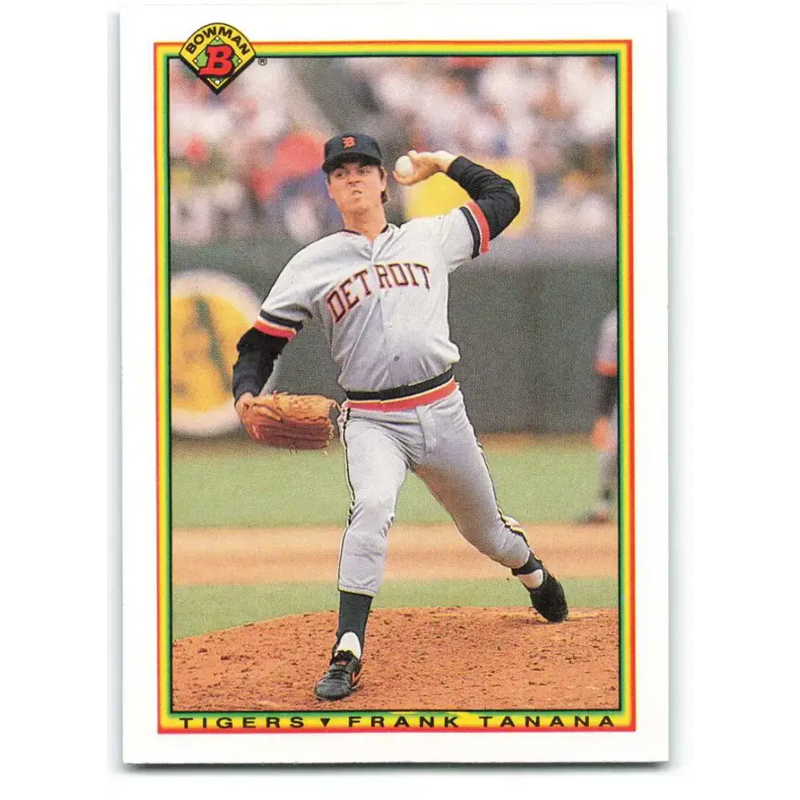1990 Bowman #343 Frank Tanana NM-MT Detroit Tigers Baseball Card - Baseball Card Single
