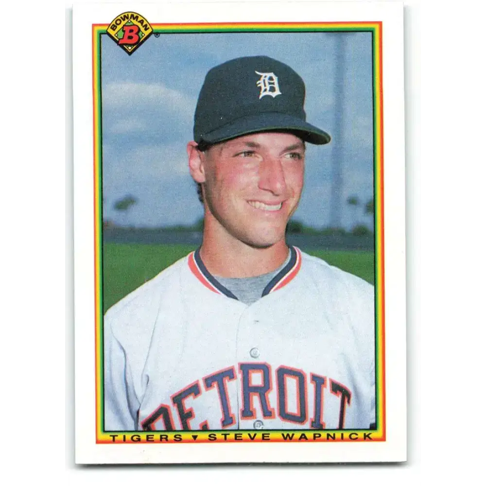 1990 Bowman #346 Steve Wapnick NM-MT RC Rookie Detroit Tigers Baseball Card - Baseball Card Single