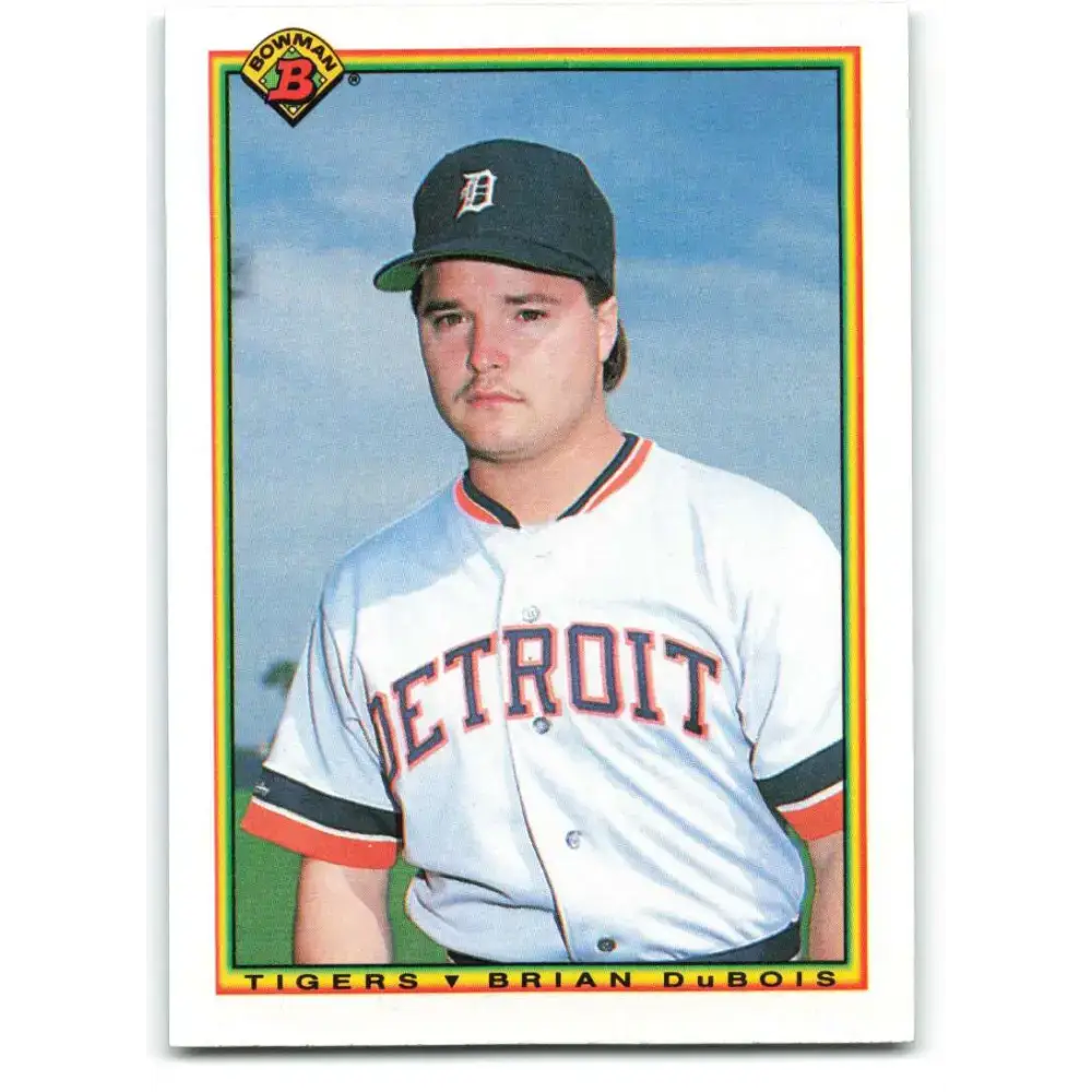 1990 Bowman #349 Brian DuBois NM-MT RC Rookie Detroit Tigers Baseball Card - Baseball Card Single