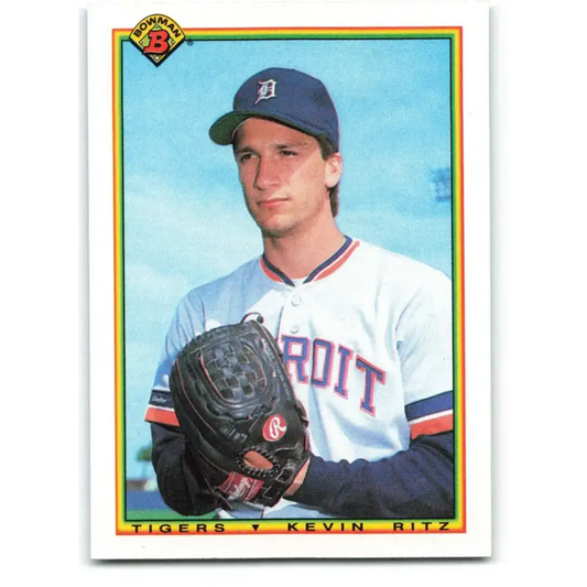 1990 Bowman #350 Kevin Ritz NM-MT RC Rookie Detroit Tigers Baseball Card
