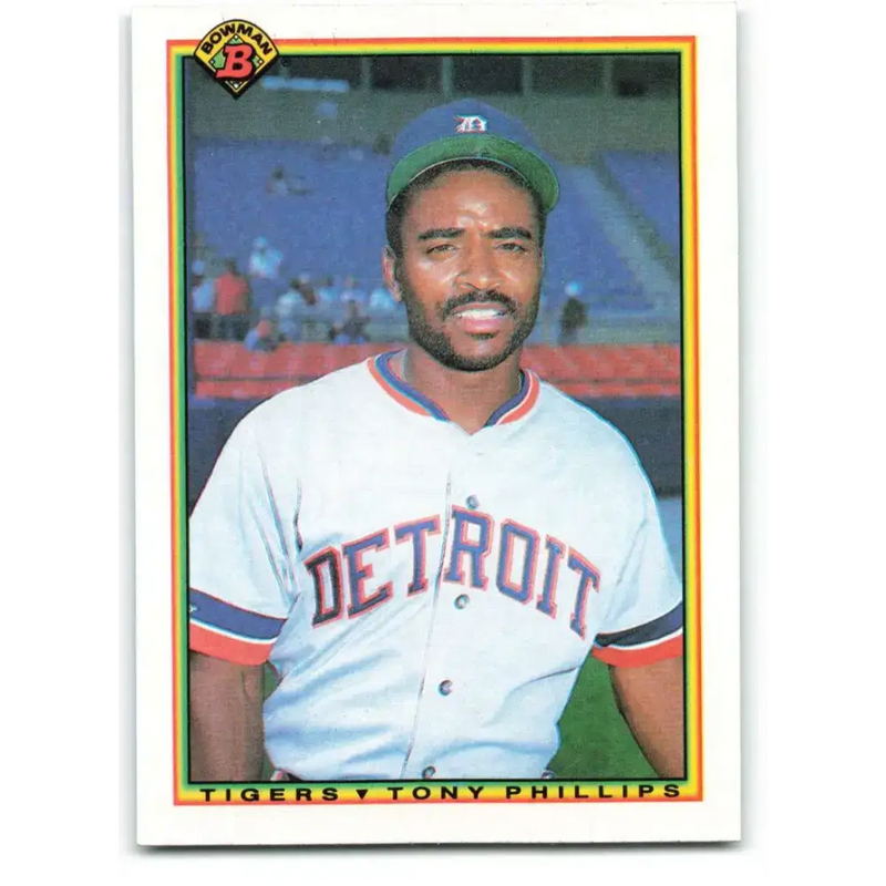 1990 Bowman #359 Tony Phillips NM-MT Detroit Tigers Baseball Card - Baseball Card Single