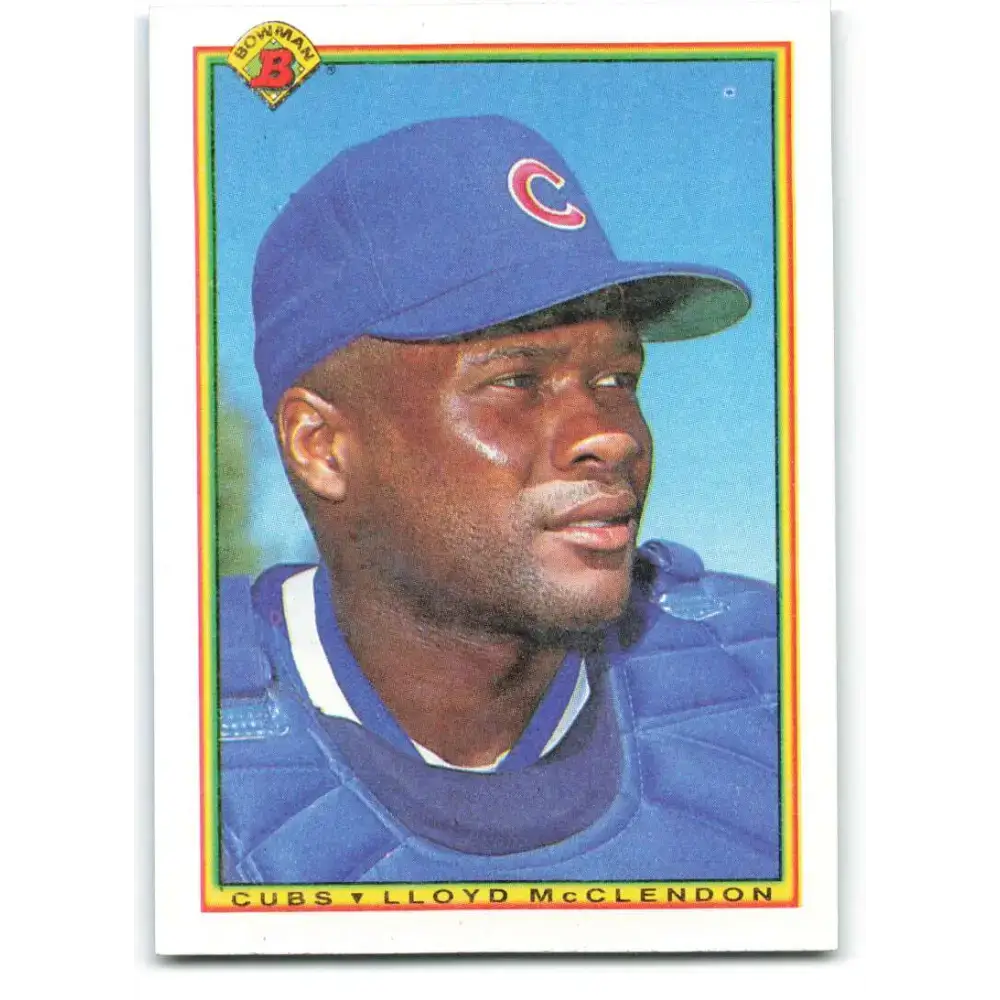 1990 Bowman #36 Lloyd McClendon NM-MT Chicago Cubs Baseball Card - Baseball Card Single