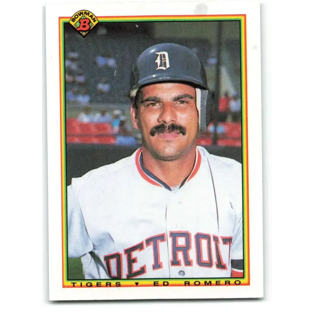1990 Bowman #361 Ed Romero NM-MT Detroit Tigers Baseball Card - Baseball Card Single
