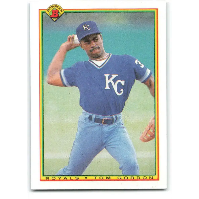 1990 Bowman #365 Tom Gordon NM-MT Kansas City Royals Baseball Card