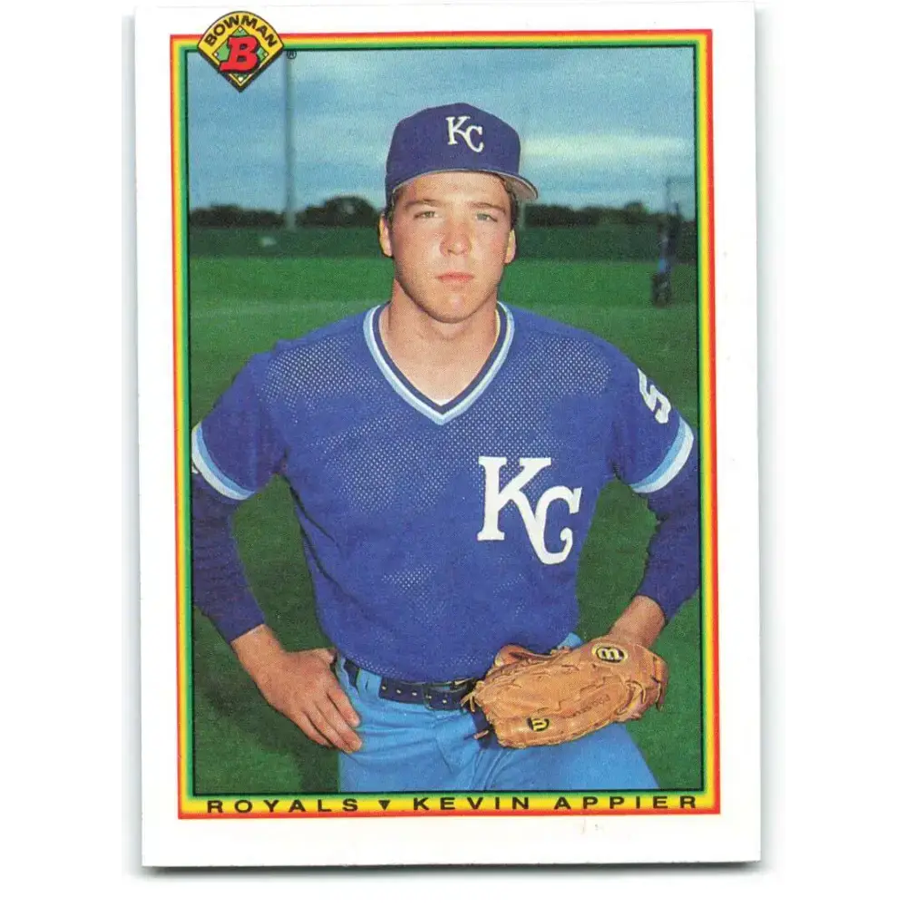 1990 Bowman #367 Kevin Appier NM-MT Kansas City Royals Baseball Card - Baseball Card Single