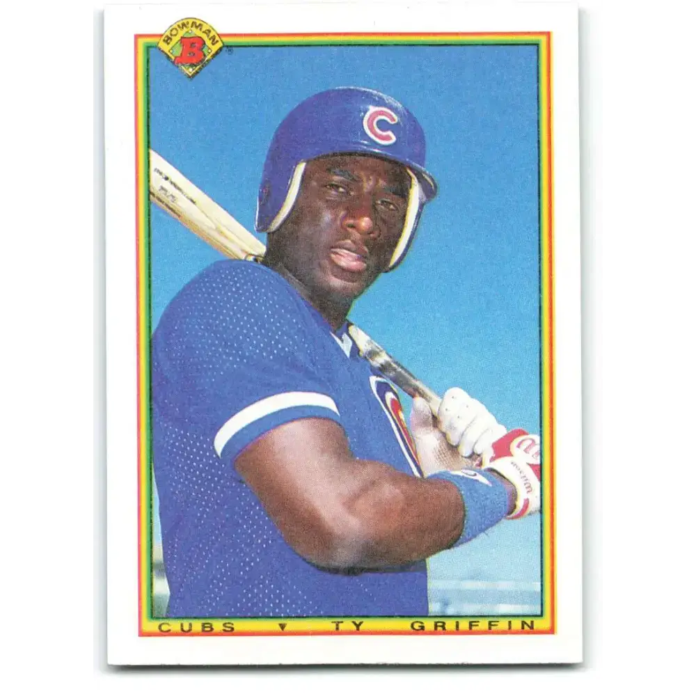 1990 Bowman #37 Ty Griffin NM-MT Chicago Cubs Baseball Card - Baseball Card Single