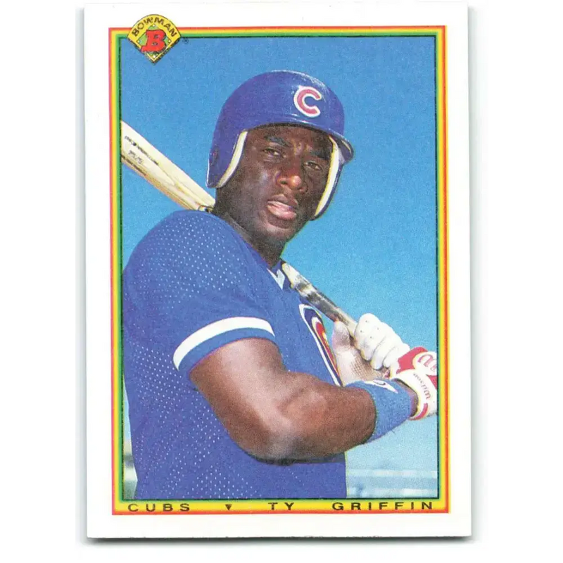 1990 Bowman #37 Ty Griffin NM-MT Chicago Cubs Baseball Card - Baseball Card Single