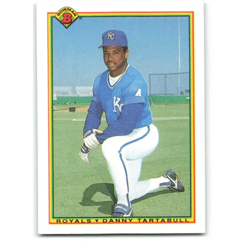 1990 Bowman #375 Danny Tartabull NM-MT Kansas City Royals Baseball Card - Baseball Card Single