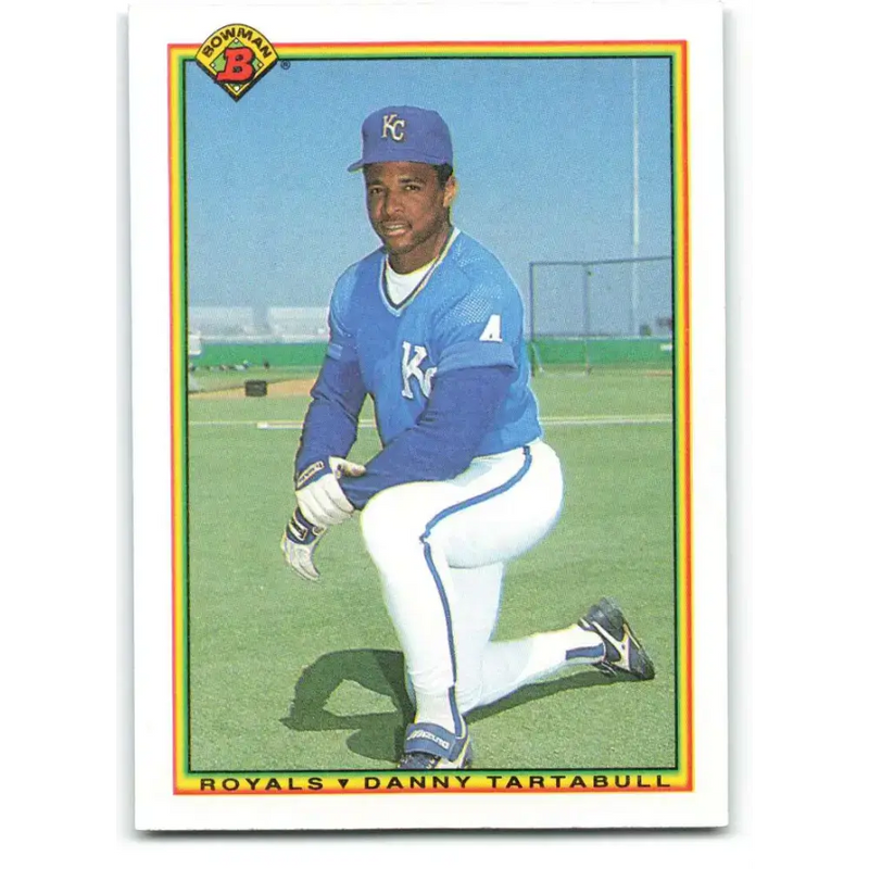 1990 Bowman #375 Danny Tartabull NM-MT Kansas City Royals Baseball Card - Baseball Card Single
