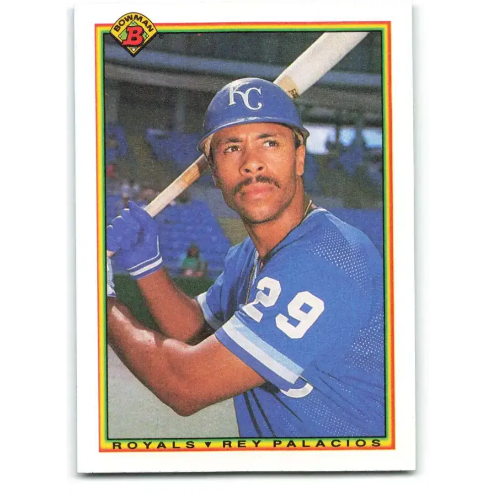 1990 Bowman #381 Rey Palacios NM-MT Kansas City Royals Baseball Card - Baseball Card Single