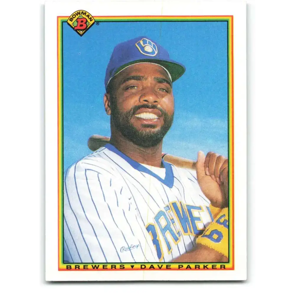 1990 Bowman #398 Dave Parker NM-MT Milwaukee Brewers Baseball Card - Baseball Card Single