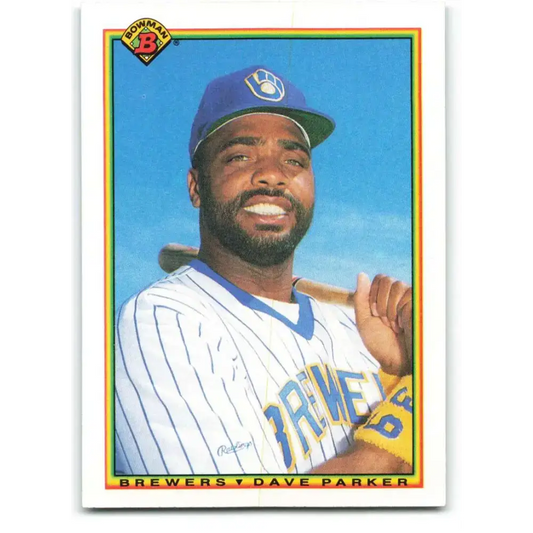1990 Bowman #398 Dave Parker NM-MT Milwaukee Brewers Baseball Card