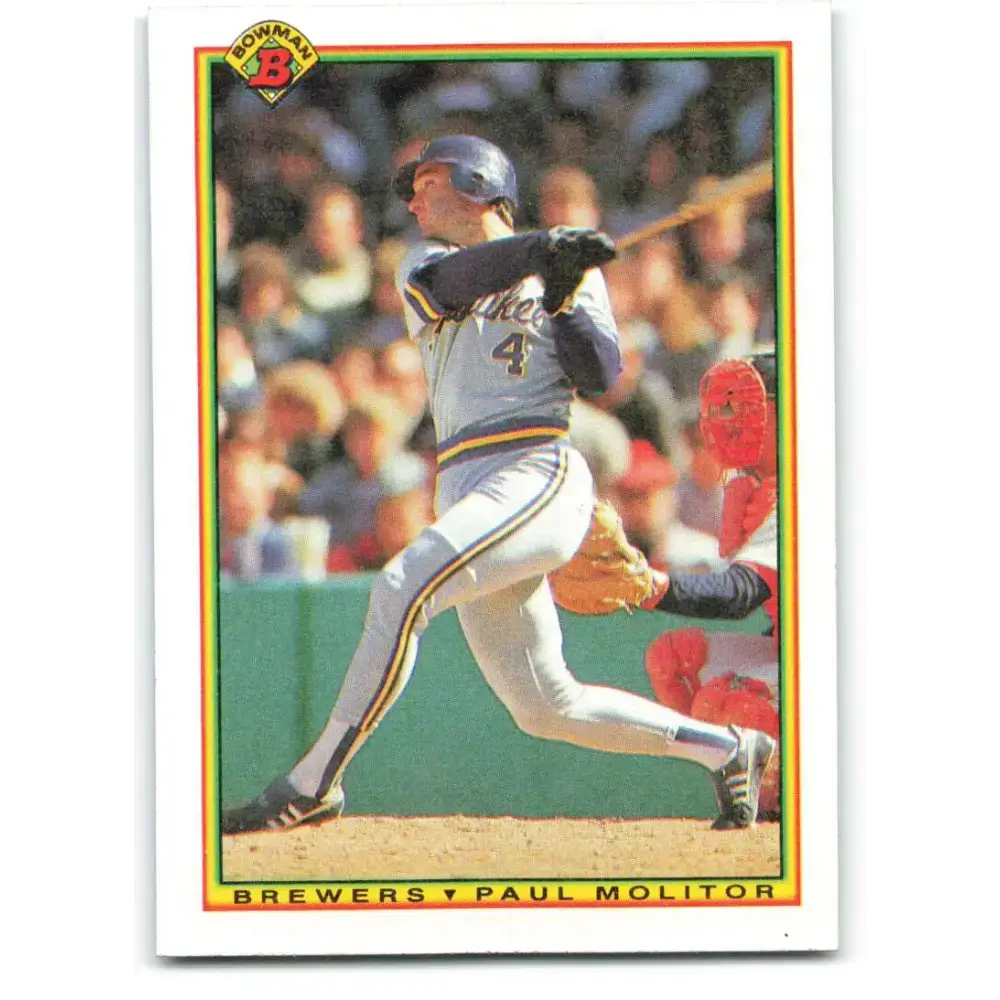 1990 Bowman #399 Paul Molitor NM-MT Milwaukee Brewers Baseball Card - Baseball Card Single