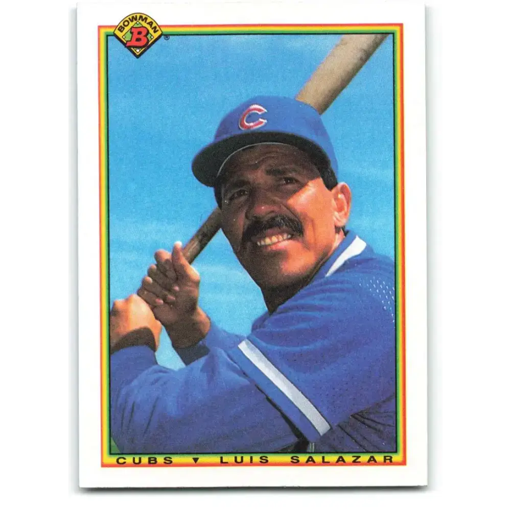 1990 Bowman #40 Luis Salazar NM-MT Chicago Cubs Baseball Card - Baseball Card Single
