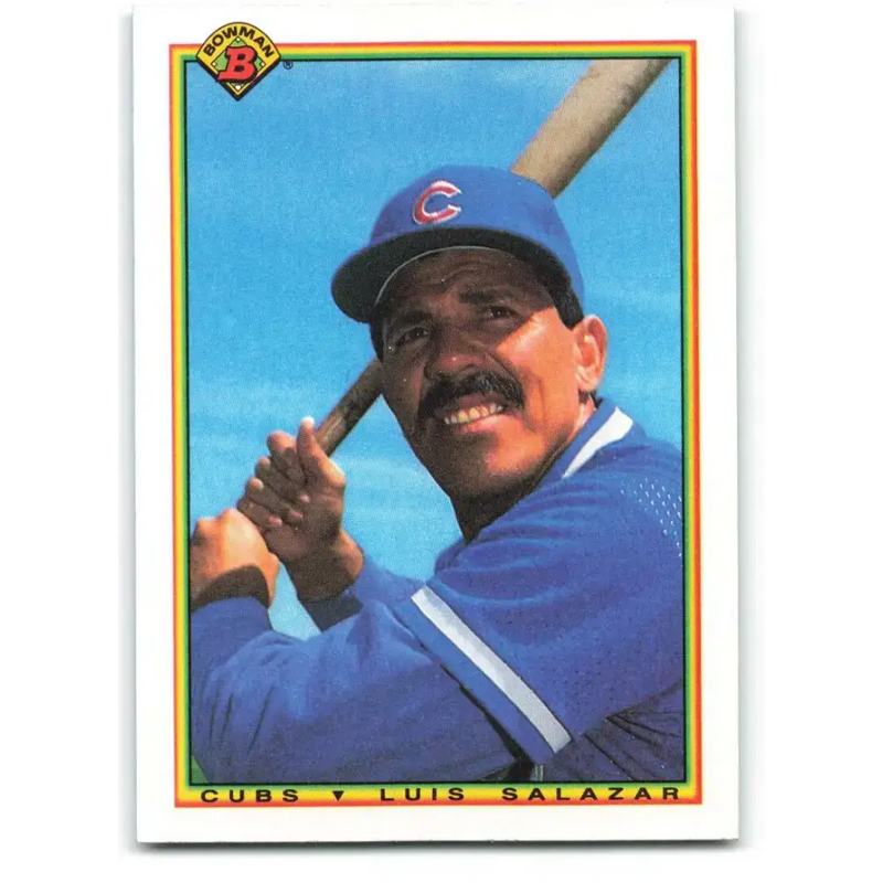 1990 Bowman #40 Luis Salazar NM-MT Chicago Cubs Baseball Card - Baseball Card Single