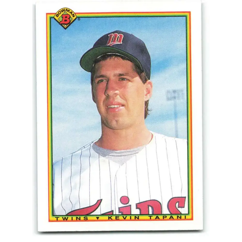 1990 Bowman #407 Kevin Tapani NM-MT RC Rookie Minnesota Twins Baseball Card - Baseball Card Single