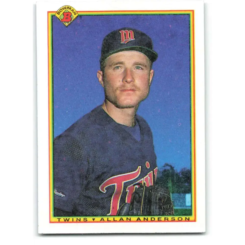 1990 Bowman #409 Allan Anderson NM-MT Minnesota Twins Baseball Card - Baseball Card Single