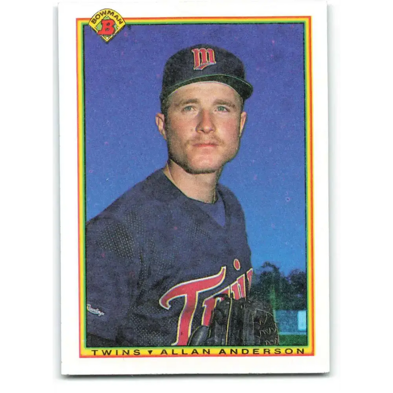 1990 Bowman #409 Allan Anderson NM-MT Minnesota Twins Baseball Card - Baseball Card Single