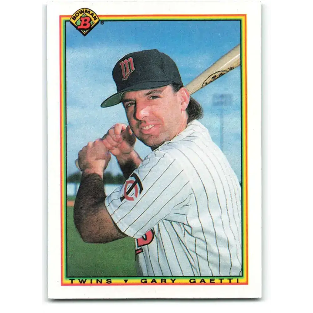 1990 Bowman #417 Gary Gaetti NM-MT Minnesota Twins Baseball Card - Baseball Card Single