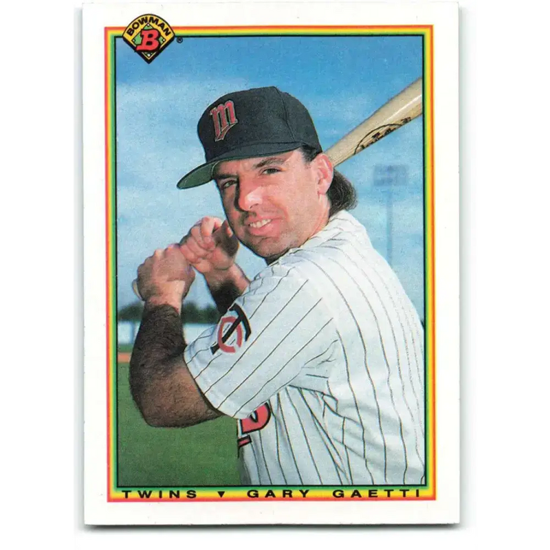 1990 Bowman #417 Gary Gaetti NM-MT Minnesota Twins Baseball Card - Baseball Card Single