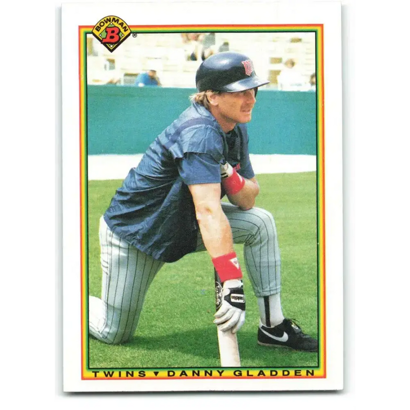 1990 Bowman #420 Dan Gladden NM-MT Minnesota Twins Baseball Card - Baseball Card Single