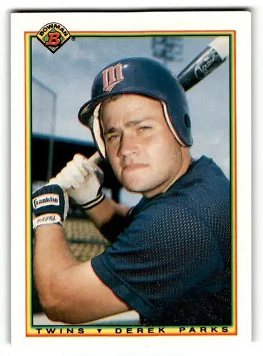 1990 Bowman #422 Derek Parks Minnesota Twins Baseball Cards EX/NM ID:61645 - Baseball Card Single
