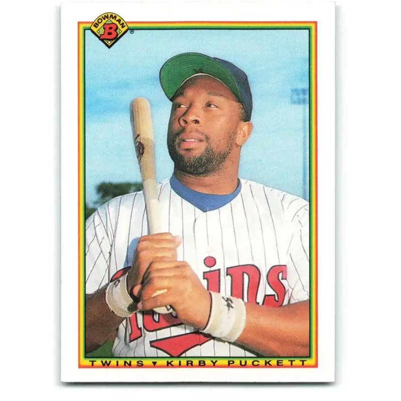 1990 Bowman #424 Kirby Puckett NM-MT Minnesota Twins Baseball Card - Baseball Card Single