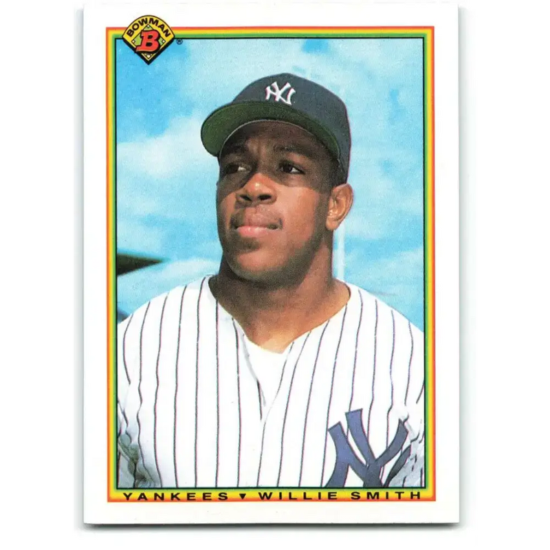 1990 Bowman #425 Willie Smith NM-MT New York Yankees Baseball Card - Baseball Card Single