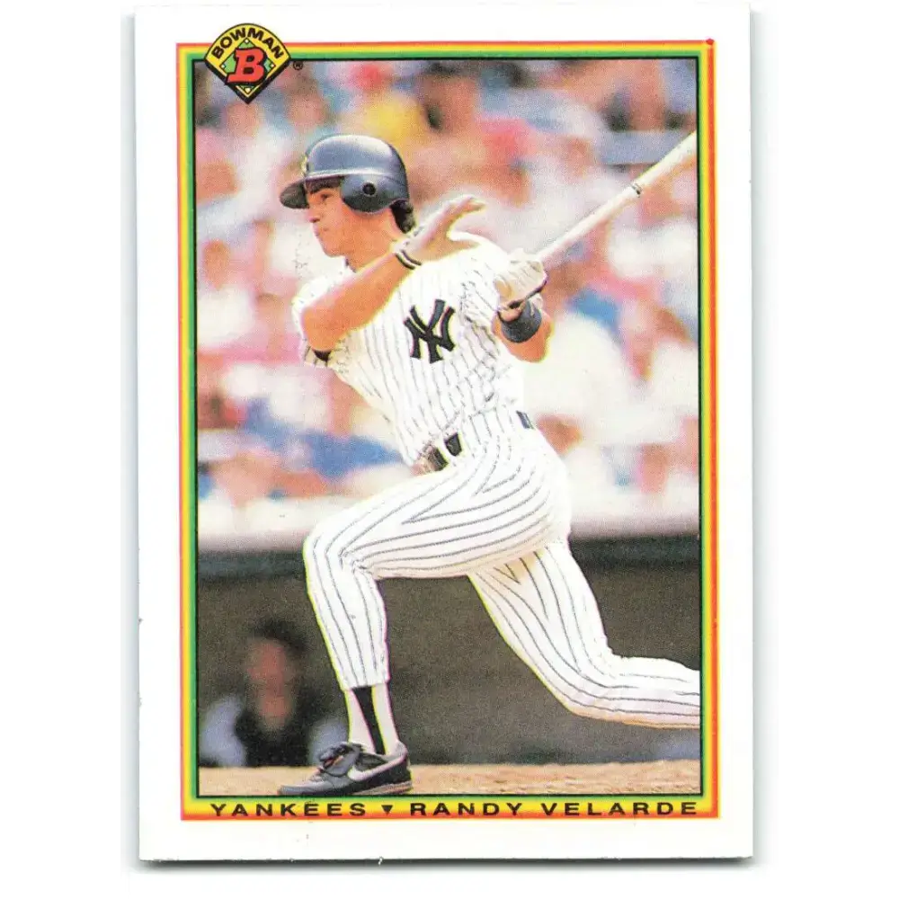 1990 Bowman #434 Randy Velarde NM-MT New York Yankees Baseball Card - Baseball Card Single