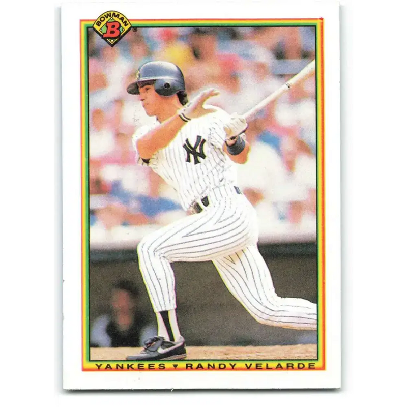 1990 Bowman #434 Randy Velarde NM-MT New York Yankees Baseball Card - Baseball Card Single