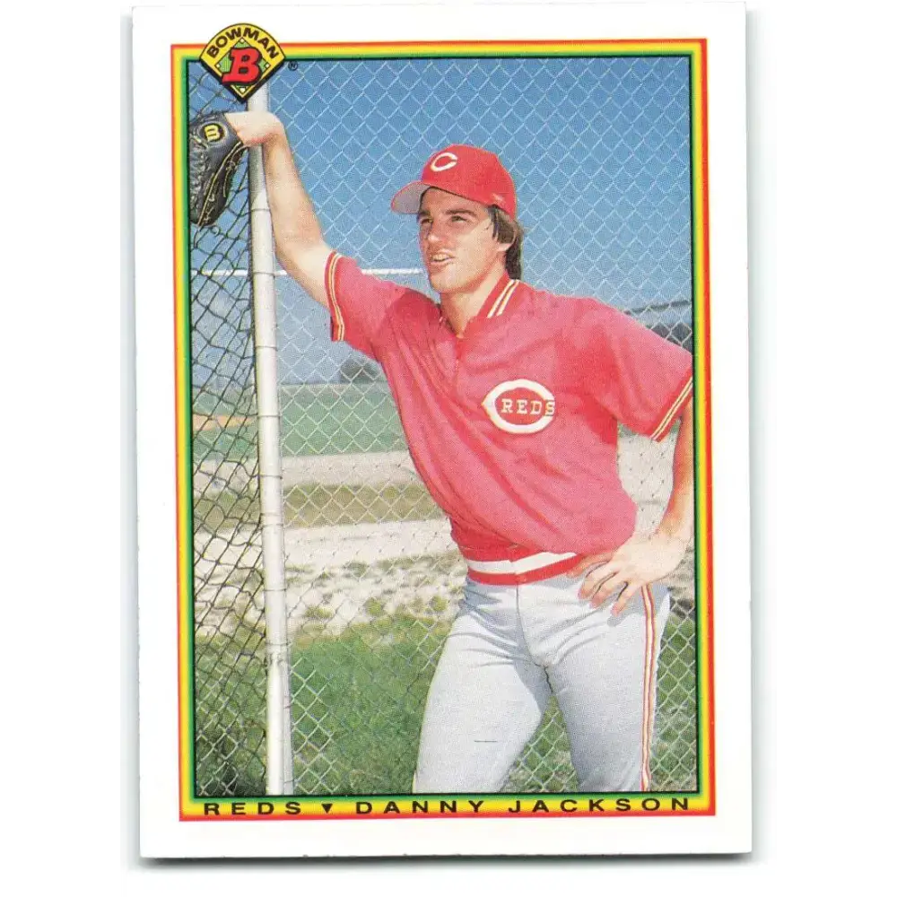 1990 Bowman #44 Danny Jackson NM-MT Cincinnati Reds Baseball Card - Baseball Card Single