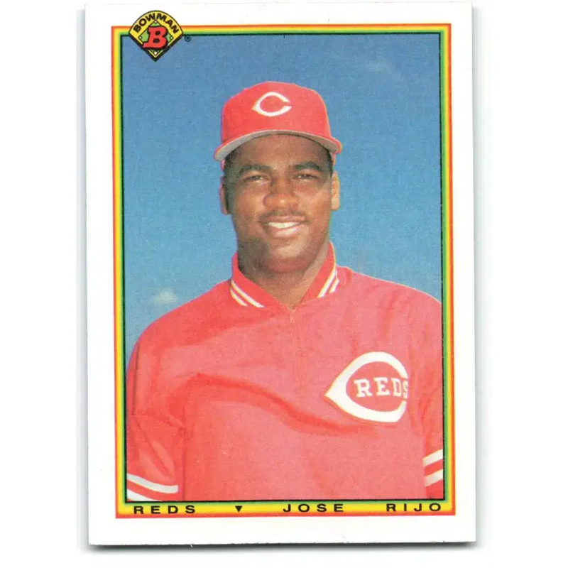 1990 Bowman #45 Jose Rijo NM-MT Cincinnati Reds Baseball Card - Baseball Card Single