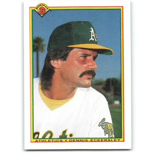 1990 Bowman #451 Dennis Eckersley NM-MT Oakland Athletics Baseball Card