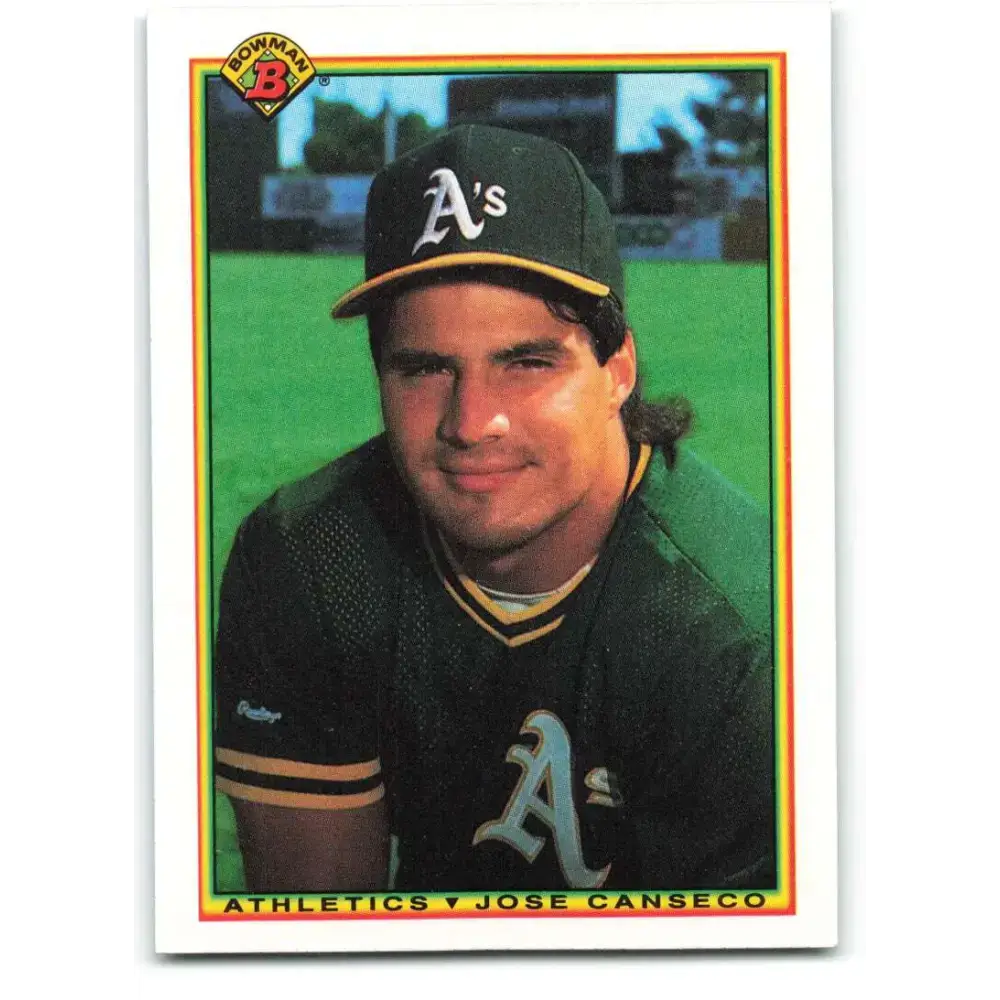 1990 Bowman #460 Jose Canseco NM-MT Oakland Athletics Baseball Card - Baseball Card Single