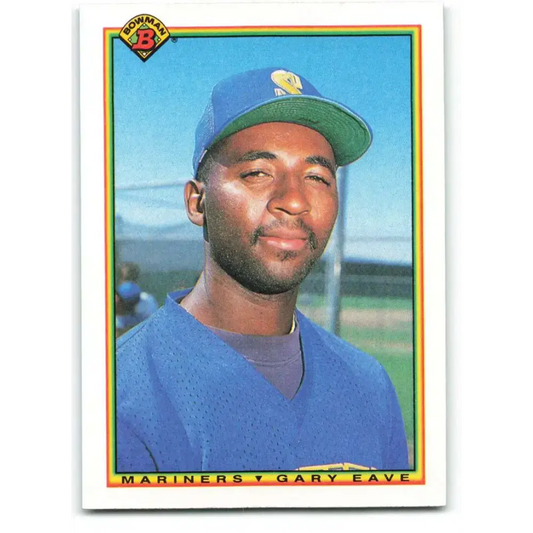1990 Bowman #471 Gary Eave NM-MT RC Rookie Seattle Mariners Baseball Card